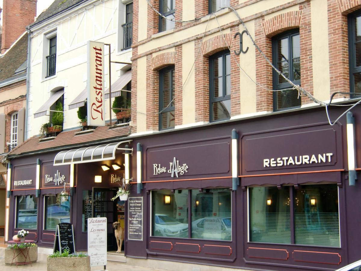 Logis Hotel-Restaurant Le Relais D'Aligre Chateauneuf-en-Thymerais ภายนอก รูปภาพ